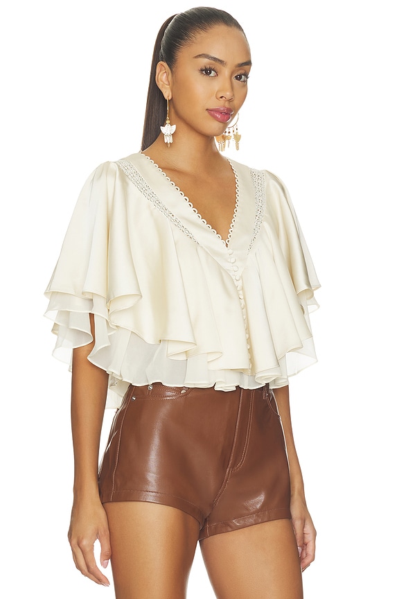 view 2 of 5 Mary Top in Gardenia