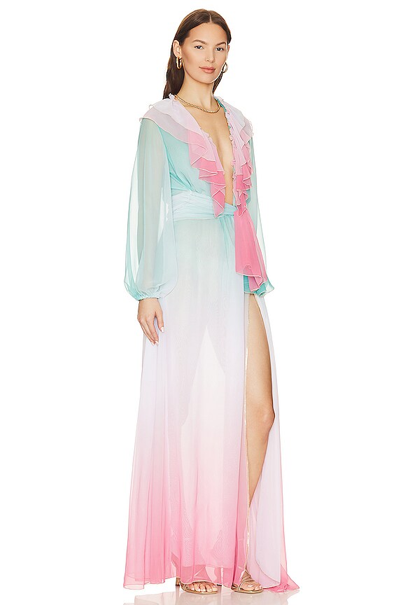 view 2 of 3 МАКСИ ПЛАТЬЕ ABITO in Print