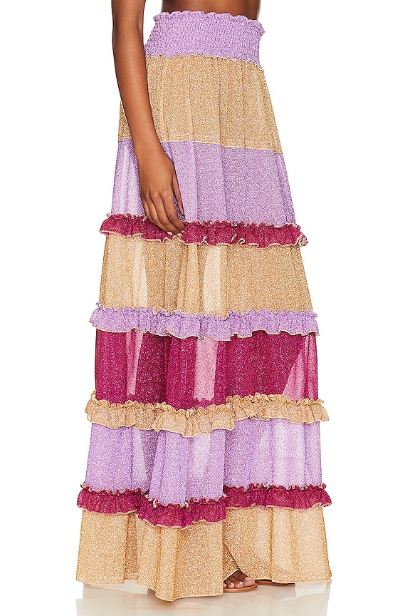 view 2 of 5 JUPE LONGUE GONNA LUREX in Multi