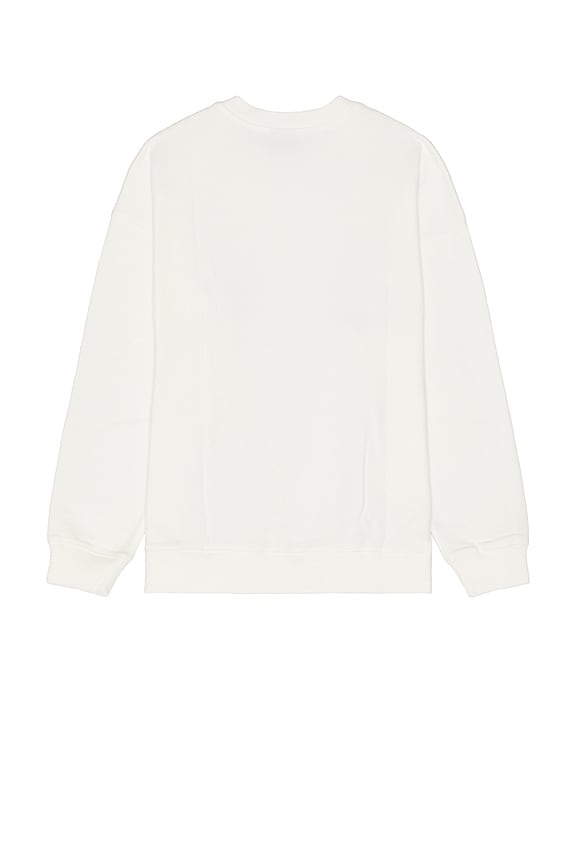 view 2 of 3 Water Based Screen Print Crewneck Sweatshirt in Cloud Dancer