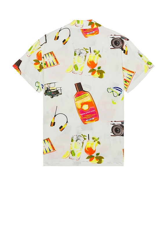view 2 of 3 Rayon Camp Shirt in Cloud Dancer