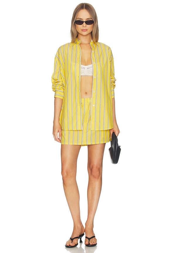 Cissa The Boxer Mini Skirt in Solstice Stripe | REVOLVE