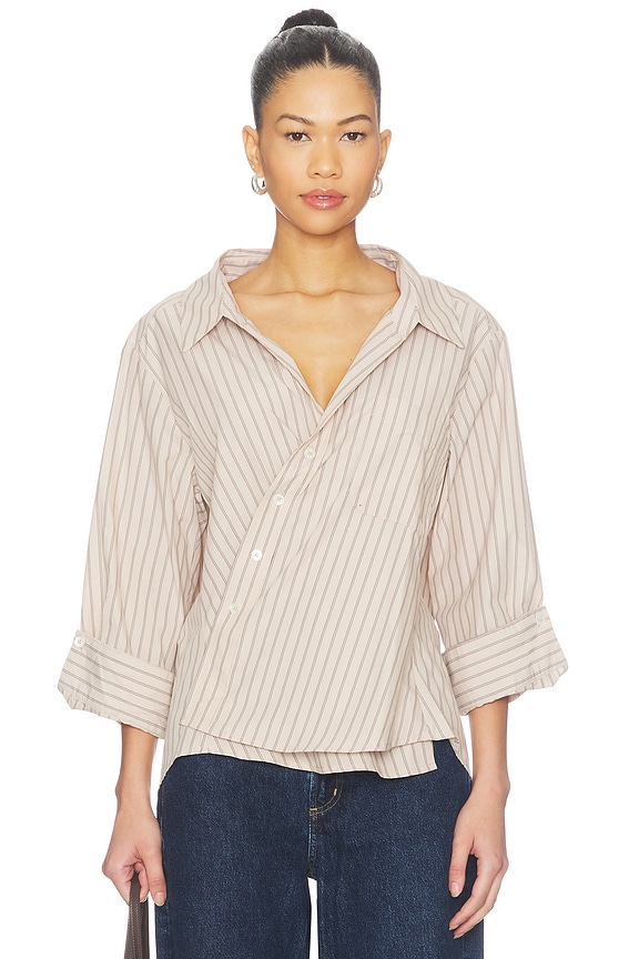 view 2 of 7 LA SURCHEMISE in Sandline Stripe