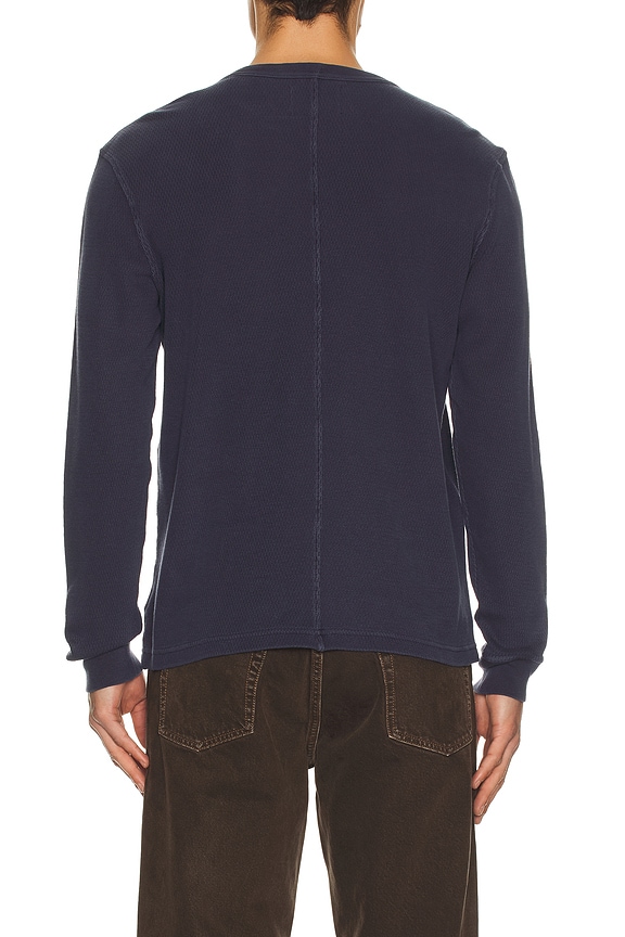 view 2 of 4 Waffle Crewneck in Vintage Navy