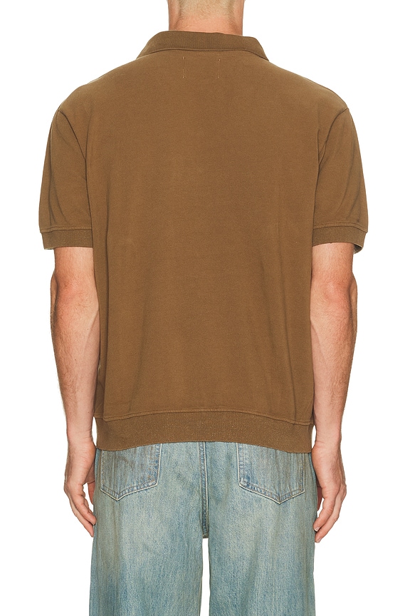 view 2 of 4 Banded Polo in Vintage Kelp