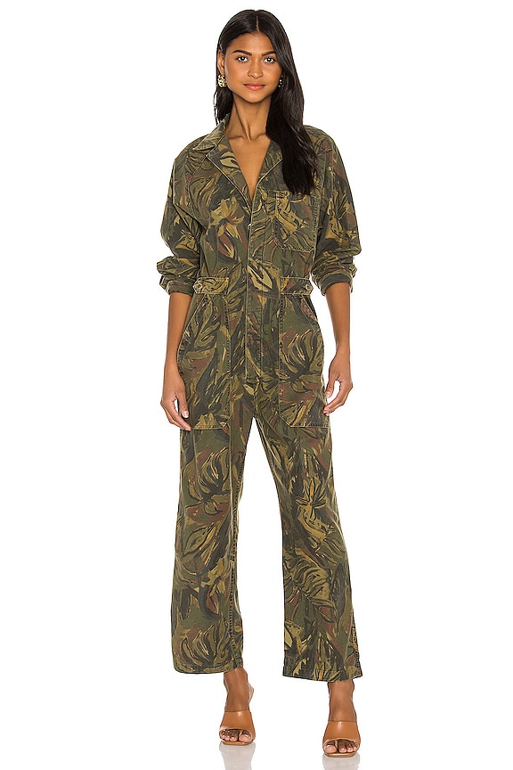 view 2 of 4 Shay Easy Side Button Jumpsuit in Botanica Print