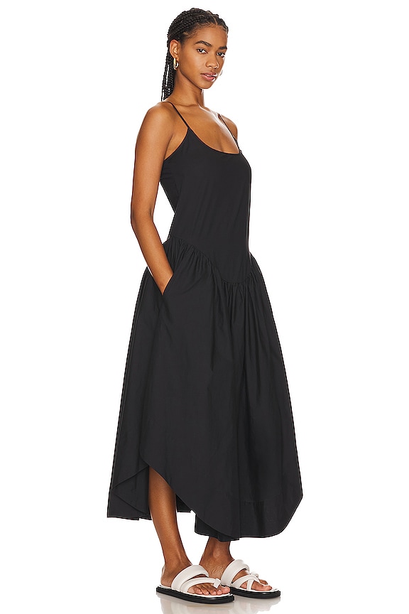 view 2 of 3 ROBE MI-LONGUE ARI in Black