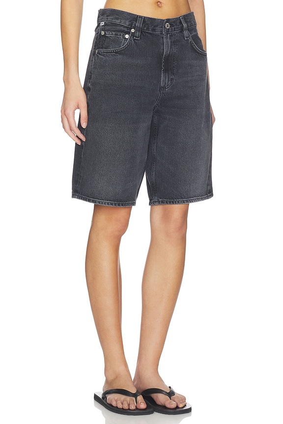 view 2 of 6 Court Denim Short in Vintage Black