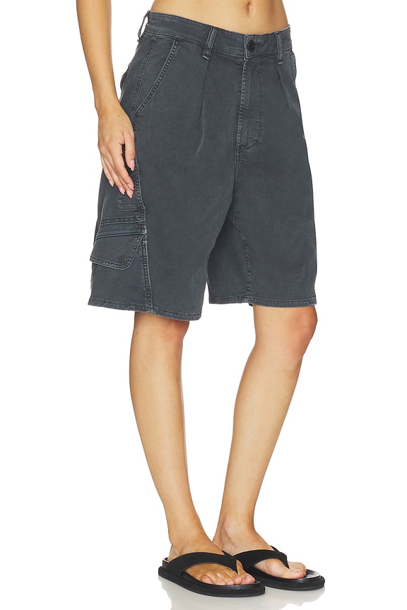 view 2 of 6 Flight Shorts in Washed Black