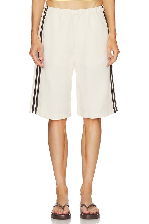 view 1 of 6 Anais Pull On Track Shorts in Cream