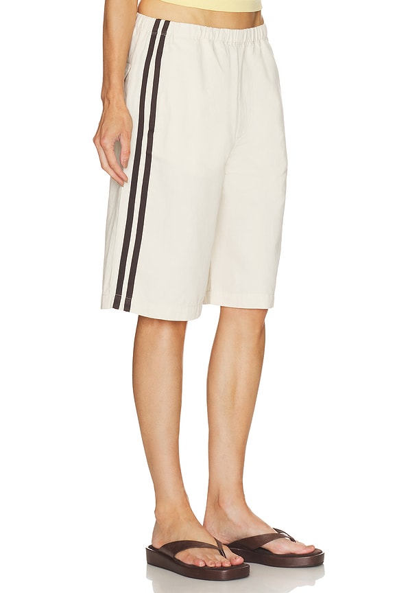 view 2 of 6 Anais Pull On Track Shorts in Cream