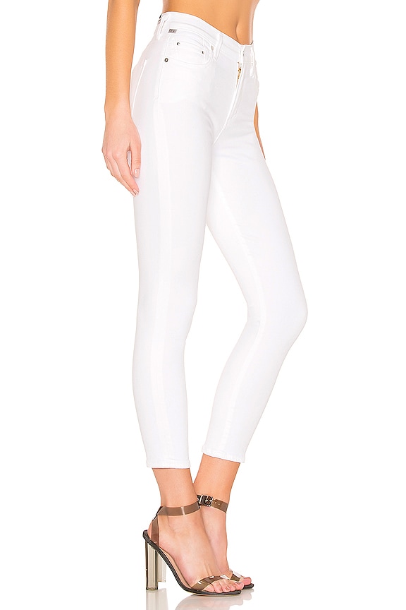 view 2 of 4 Rocket Crop High Rise Skinny in White Sculpt