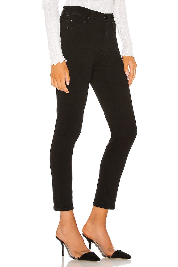 view 2 of 4 JEAN SKINNY ROCKET CROP in Plush Black