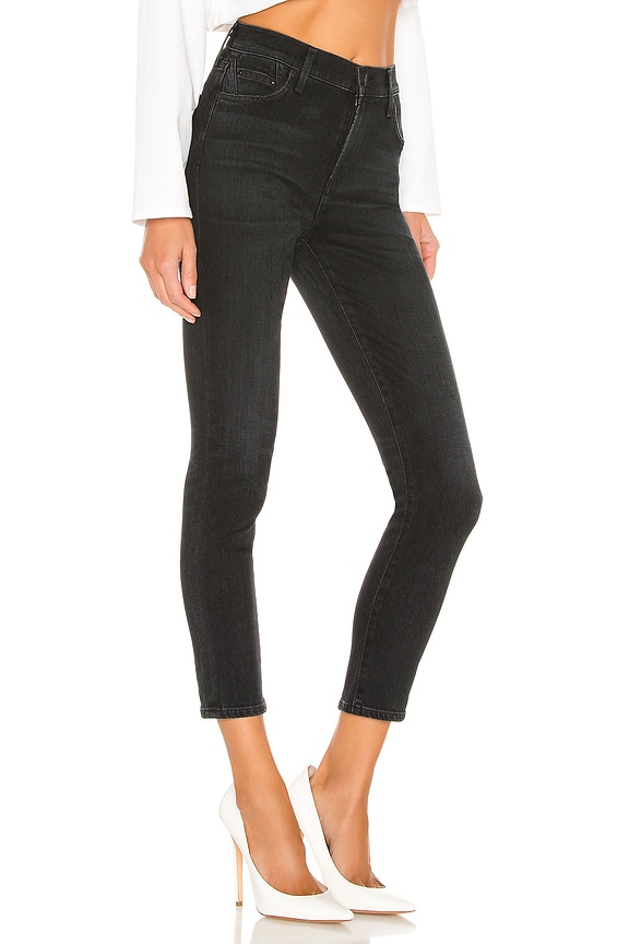 view 2 of 4 Rocket Crop Mid Rise Skinny in Thrill