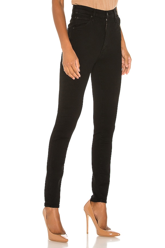 view 2 of 4 Chrissy Luxe Touch Sculpt High Rise Skinny in Plush Black