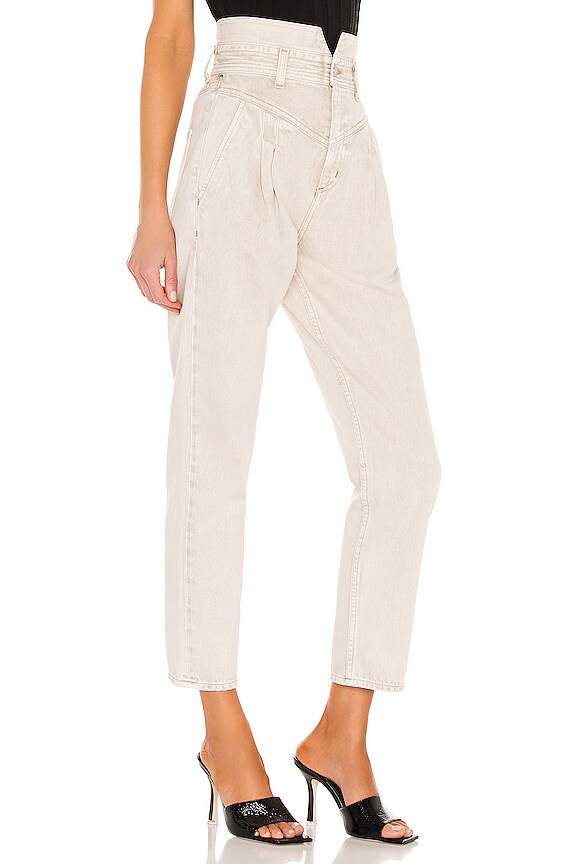 view 2 of 4 Maeve Pleated Jean in Raffia