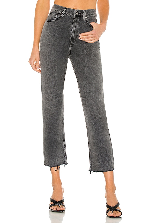 view 1 of 4 Daphne Crop High Rise Stovepipe in Free Fall