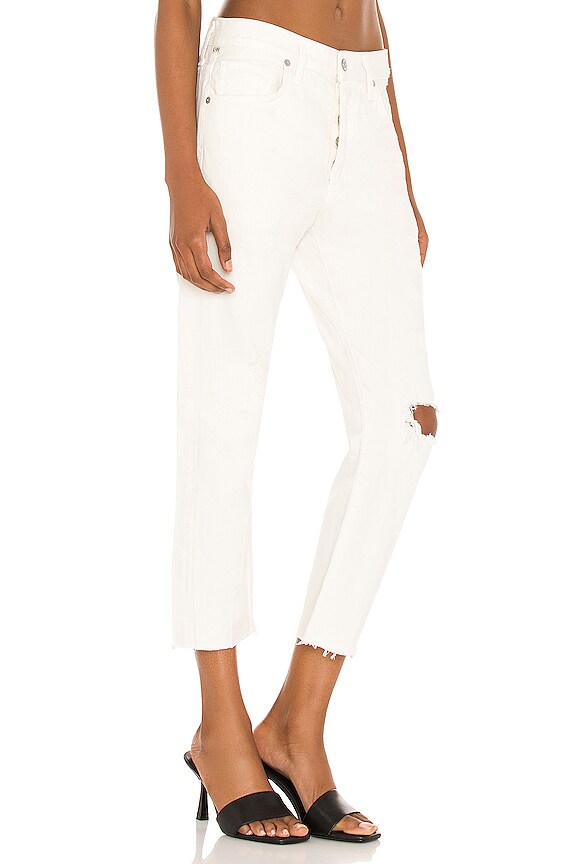 view 2 of 4 JEAN SLIM CROPPED SLOUCHY COREY in Greco