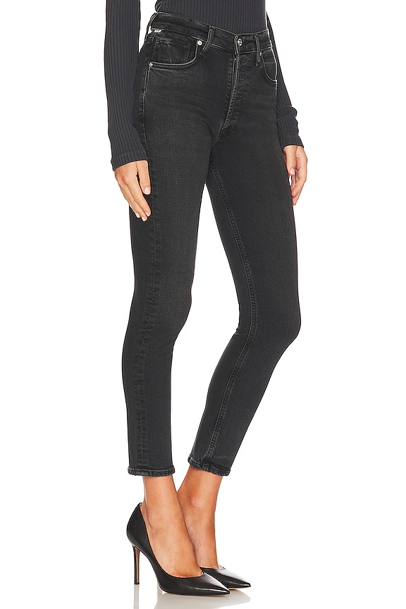 view 2 of 4 Charlotte High Rise Straight in Black Ink