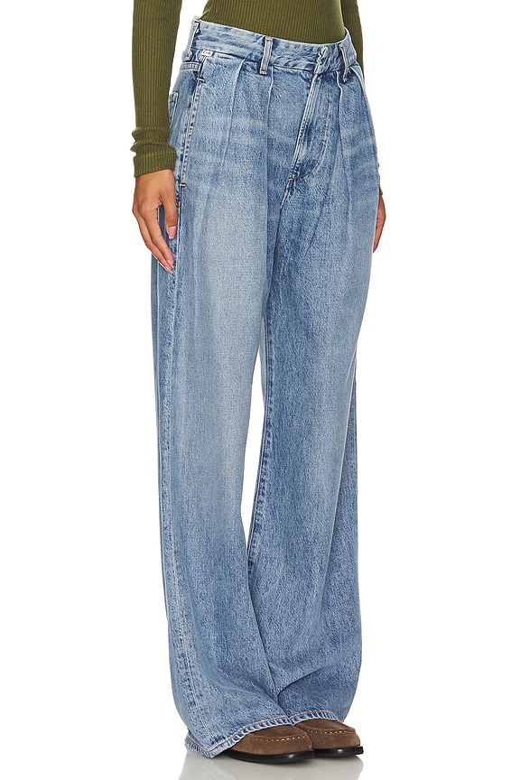 view 2 of 6 Petra Pleated Wide Leg Jeans in Nensi