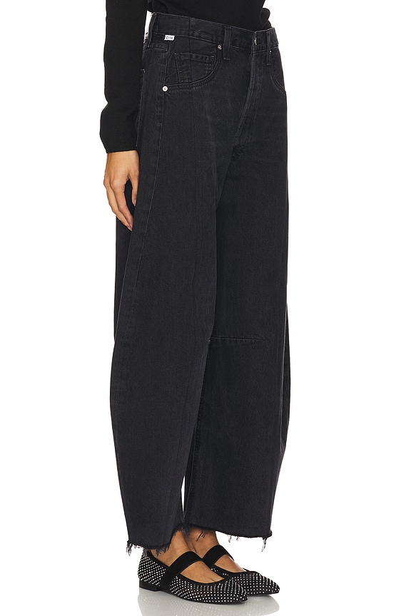 view 2 of 6 Pieced Horseshoe Jeans in Stout