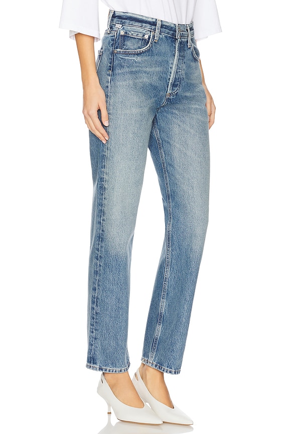 view 2 of 6 Blaine High Rise Straight Jeans in Perri