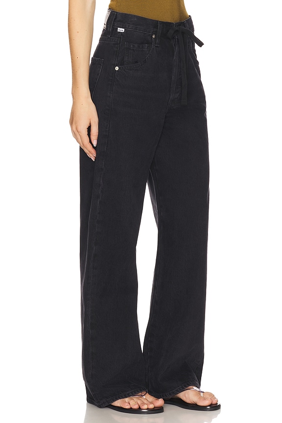 Brynn Drawstring Trouser Jeans - Thumbnail 2