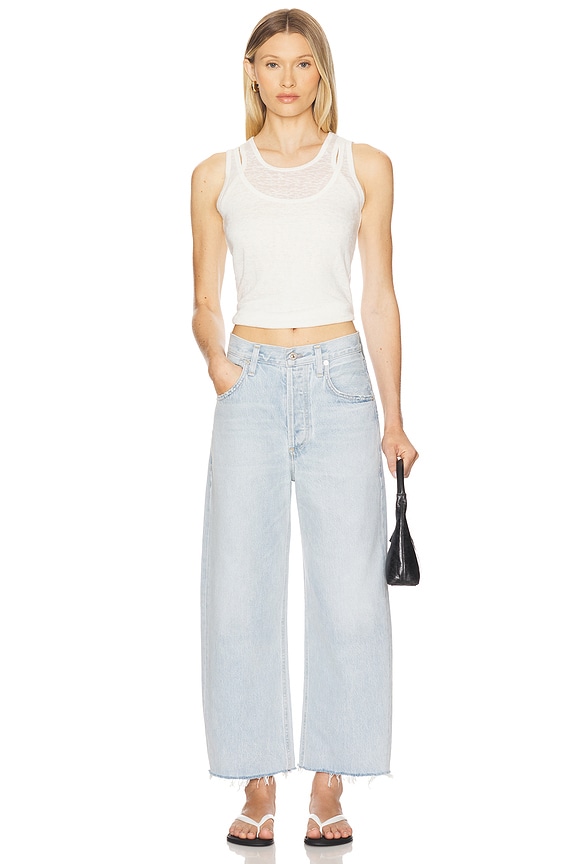 Ayla Crop Wide Leg Jeans - Thumbnail 5