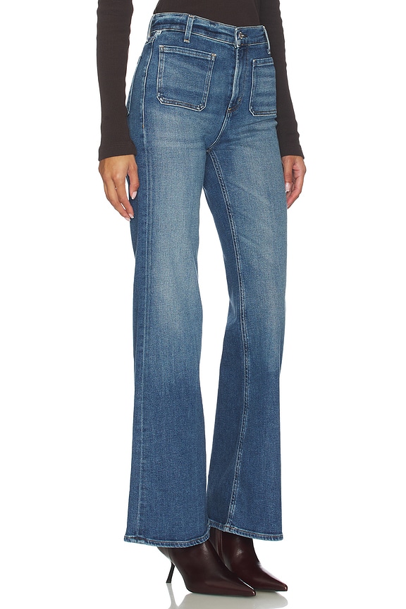 view 2 of 6 Kimberly Patch Pocket Flare Jeans in Abalone