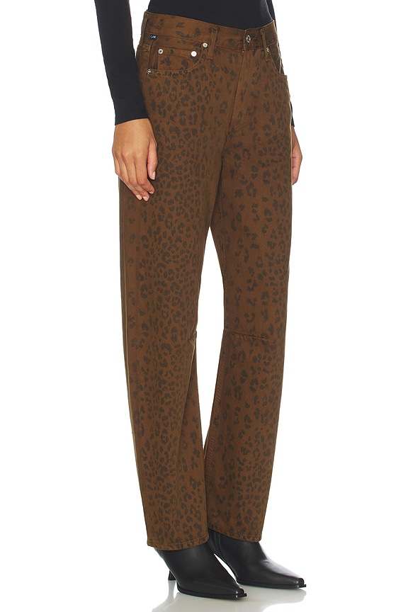 view 2 of 6 Miro Long Relaxed Jeans in Sepia Cheetah