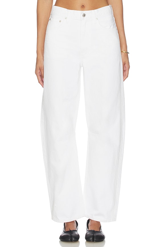 view 1 of 6 Miro Long Relaxed Jeans in Soft White