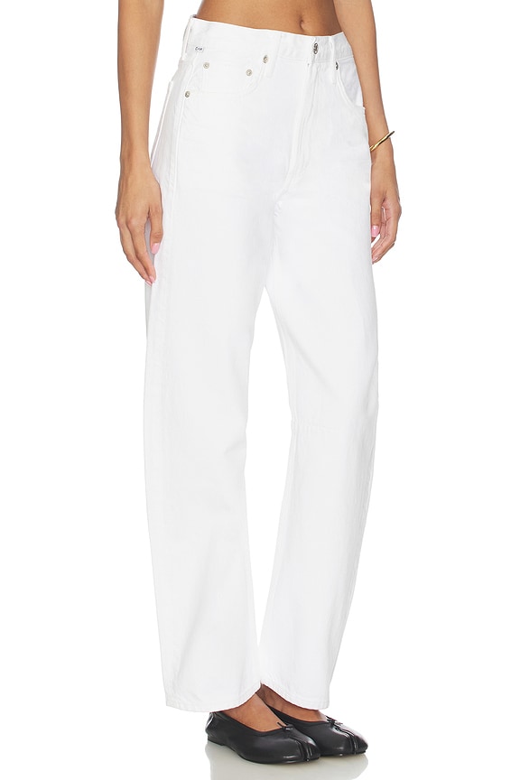 view 2 of 6 Miro Long Relaxed Jeans in Soft White