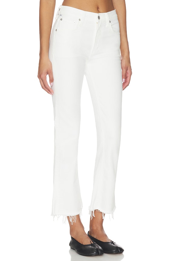 view 2 of 6 Goldie Kick Flare Ankle Jeans in Soft White