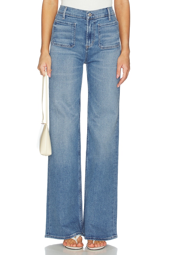 view 1 of 6 Kimberly Patch Pocket Flare Jeans in Adore