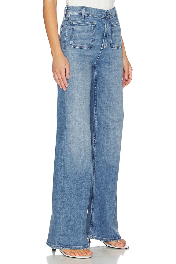 view 2 of 6 Kimberly Patch Pocket Flare Jeans in Adore