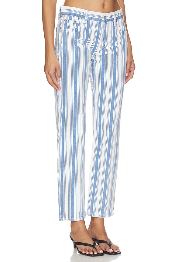 view 2 of 6 Anissa Straight Leg Jeans in Mar Stripe