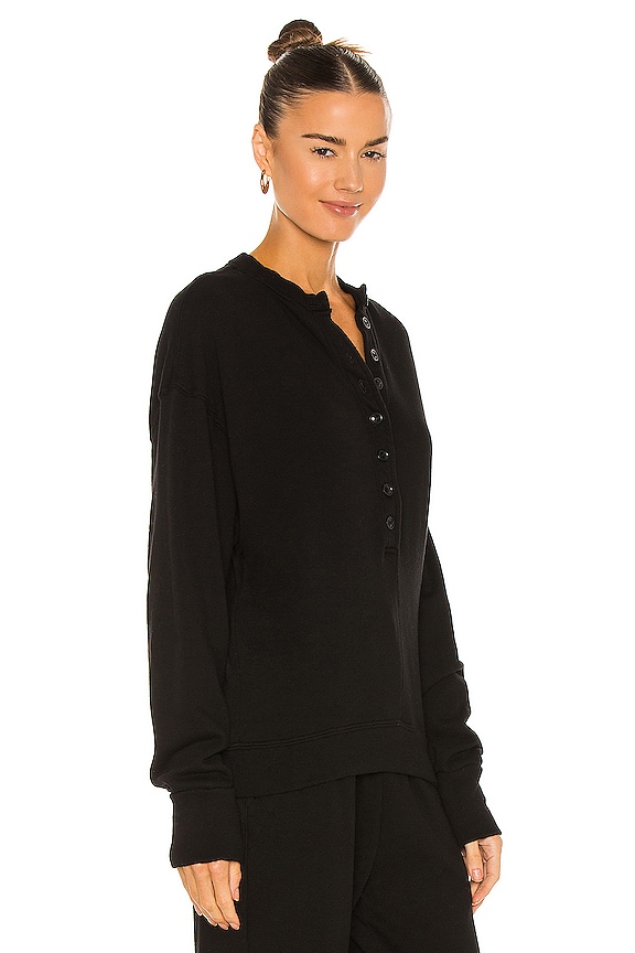 view 2 of 4 Cora Henley Sweatshirt in Black