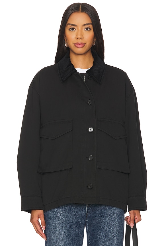 view 2 of 5 Leida Barn Coat in Black