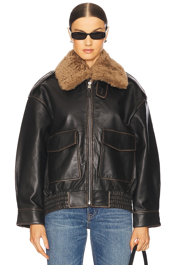 view 2 of 5 Santiago Pilot Jacket in Hickory