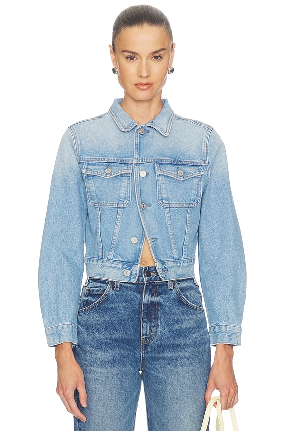 view 1 of 4 Charisse Shrunken Jacket in Sparrow