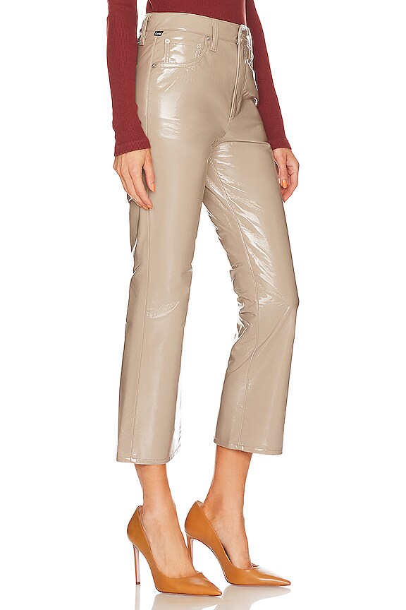 view 2 of 4 ISOLA 가죽 팬츠 in Cashew Patent