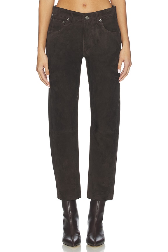 view 1 of 6 PANTALONES DE ANTE WINSLOW in Chocolate