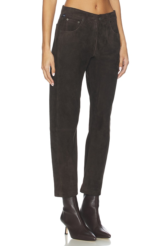 view 2 of 6 PANTALONES DE ANTE WINSLOW in Chocolate