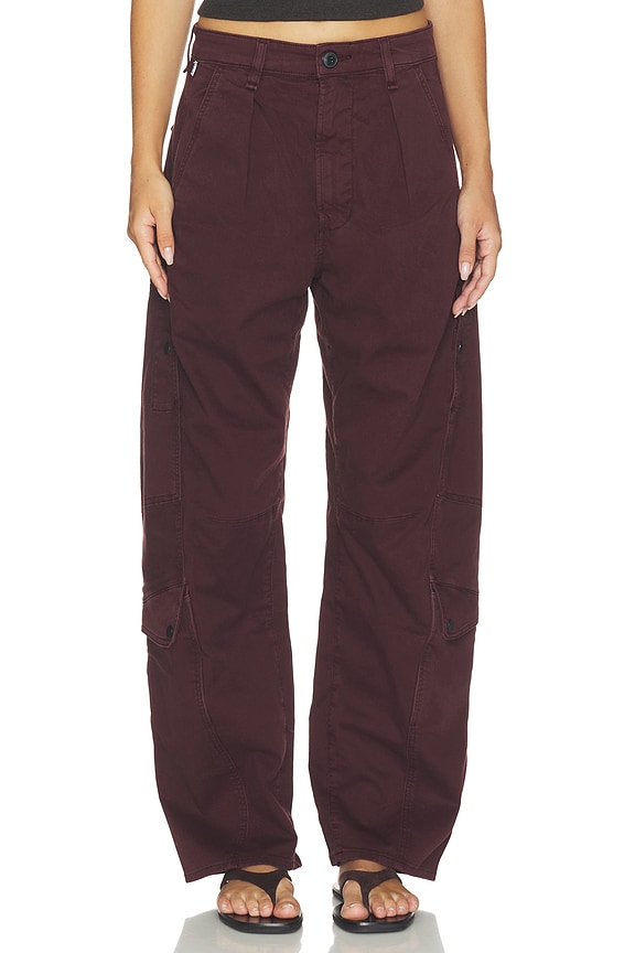 view 1 of 6 Ciela Balloon Utility Pant in Mahogany