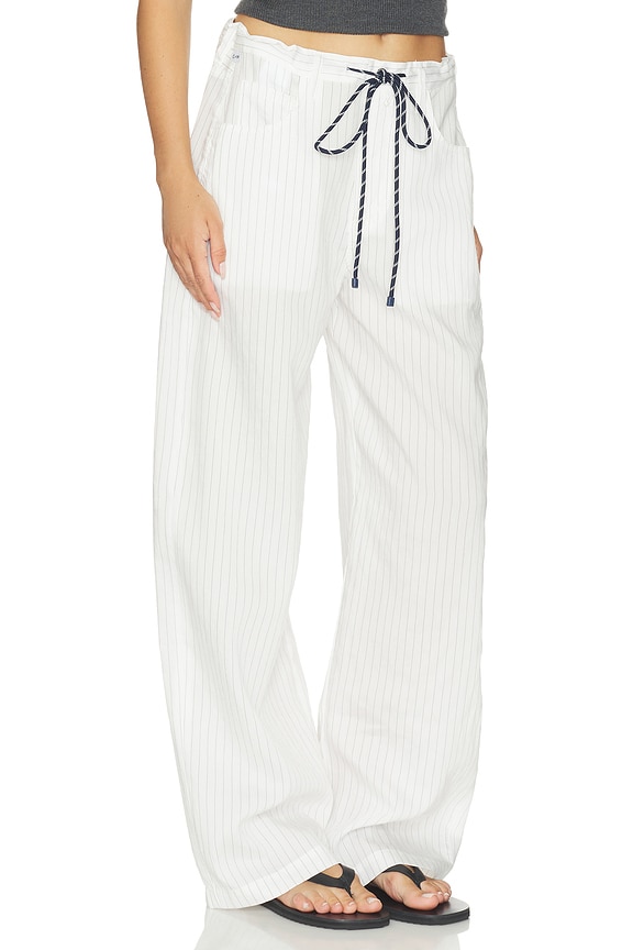 view 2 of 6 PANTALON BRYNN in Black Pinstripe