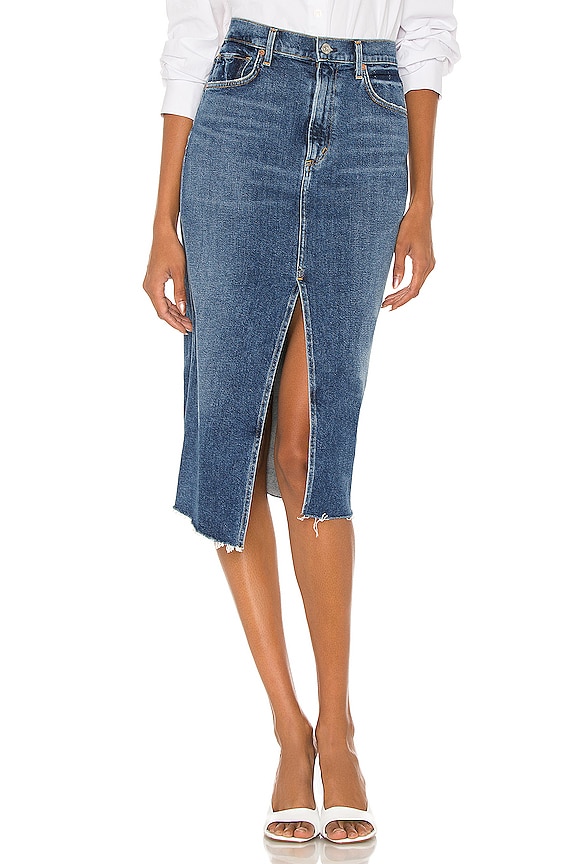 view 1 of 4 Aubrey Front Slit Maxi Skirt in Dance Floor