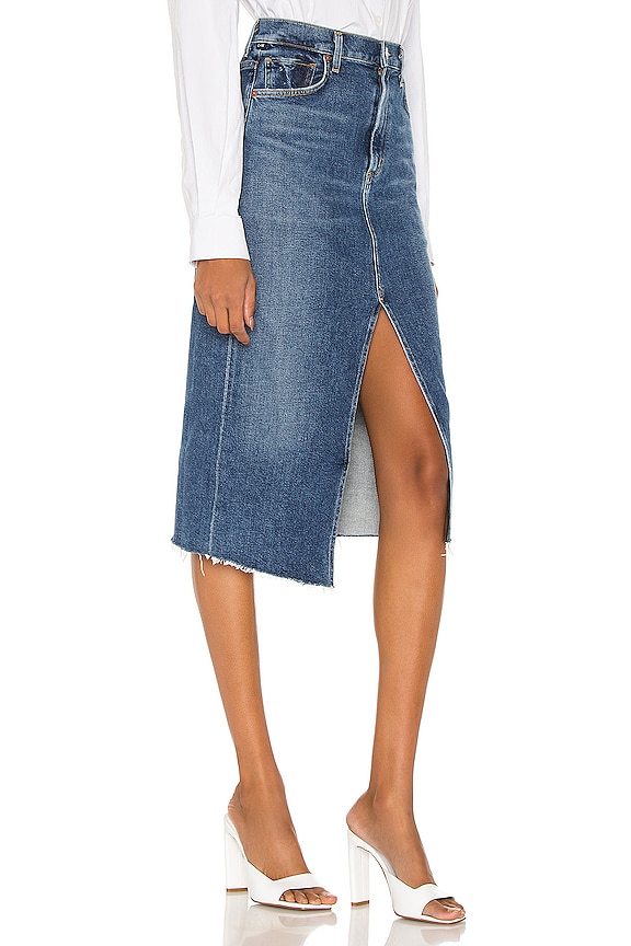 view 2 of 4 Aubrey Front Slit Maxi Skirt in Dance Floor