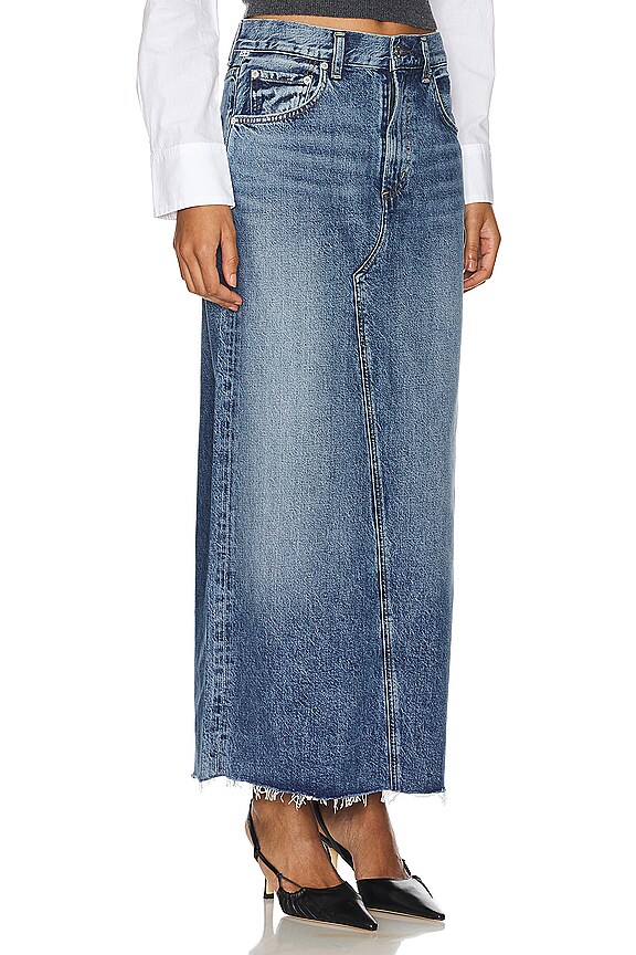 view 2 of 4 Circolo Reworked Maxi Skirt in Glisten