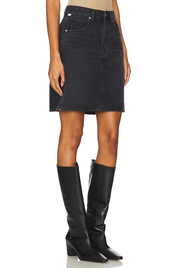 view 2 of 6 Etta Pencil Skirt in Mezzanotte