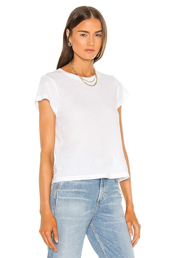 view 2 of 4 Juliette Slim T-Shirt in White